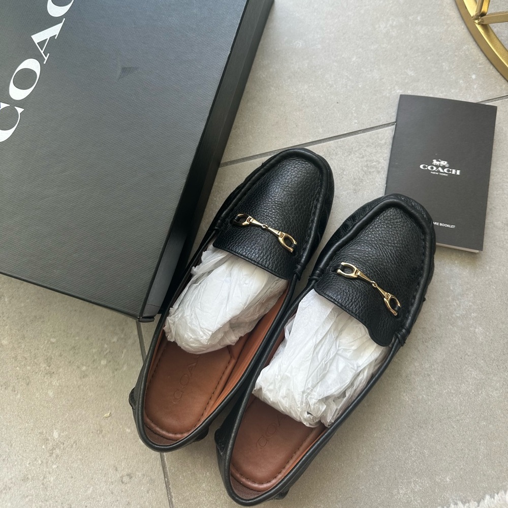 Coach flats moccasins loafers
